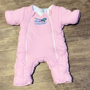 Small Pink Magic Merlin Sleepsuit